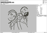 Photoline 2705d Embroidery File 6 sizes