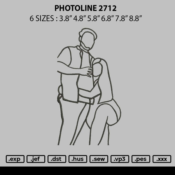 Photoline 2712 Embroidery File 6 sizes