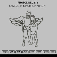 Photoline 2811 Embroidery File 6 sizes