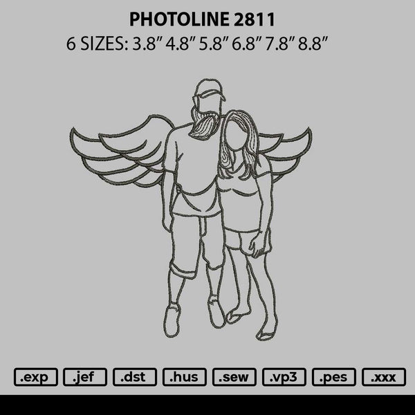 Photoline 2811 Embroidery File 6 sizes