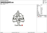 Photoline 2911 Embroidery File 6 sizes