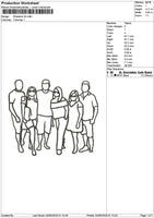 Photoline 0405 Embroidery File 6 sizes