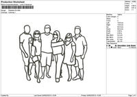 Photoline 0405 Embroidery File 6 sizes