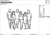 Photoline 0405 Embroidery File 6 sizes