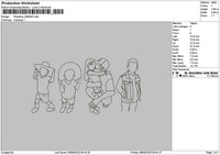 Photoline 0806 Embroidery File 6 sizes