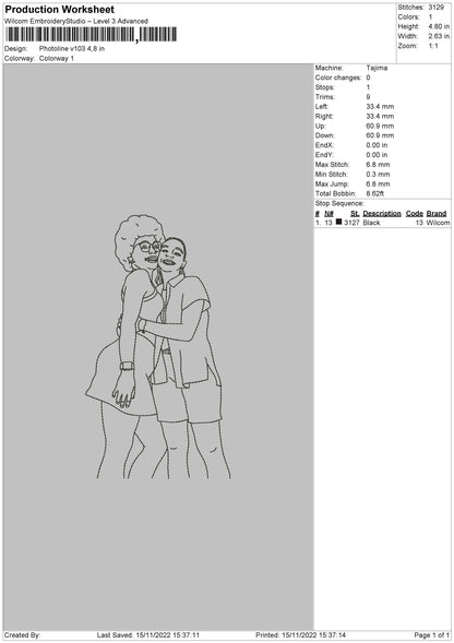 Photoline v103 Embroidery File 6 sizes