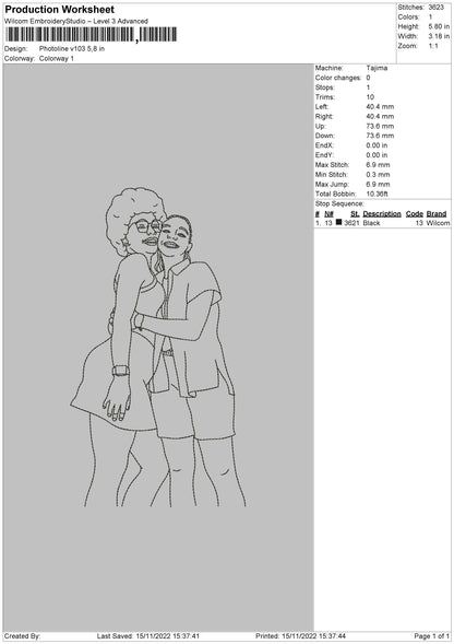 Photoline v103 Embroidery File 6 sizes
