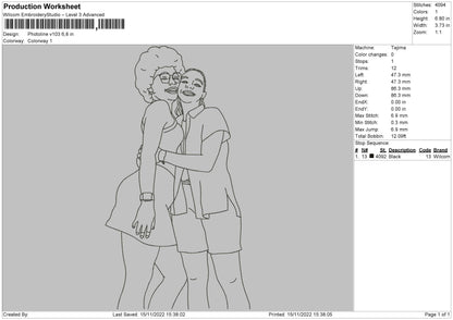 Photoline v103 Embroidery File 6 sizes