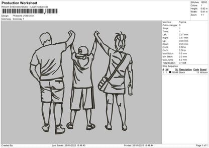 Photoline V108 Embroidery File 6 sizes