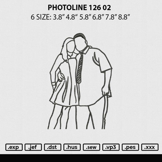 Photoline V126 Embroidery FIle 6 sizes