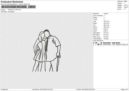 Photoline V126 Embroidery FIle 6 sizes