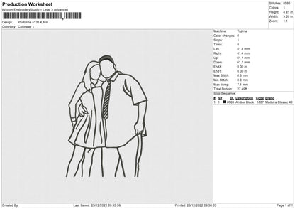 Photoline V126 Embroidery FIle 6 sizes