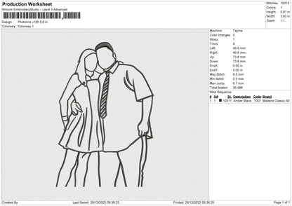 Photoline V126 Embroidery FIle 6 sizes