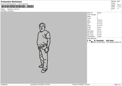 PhotoLine V34 Embroidery File 4 size