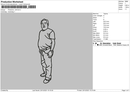 PhotoLine V34 Embroidery File 4 size