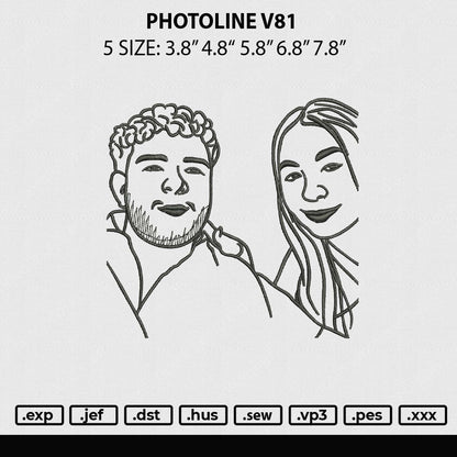 Photoline V81 Embroidery File 5 sizes