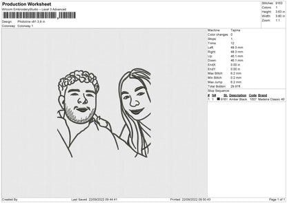 Photoline V81 Embroidery File 5 sizes