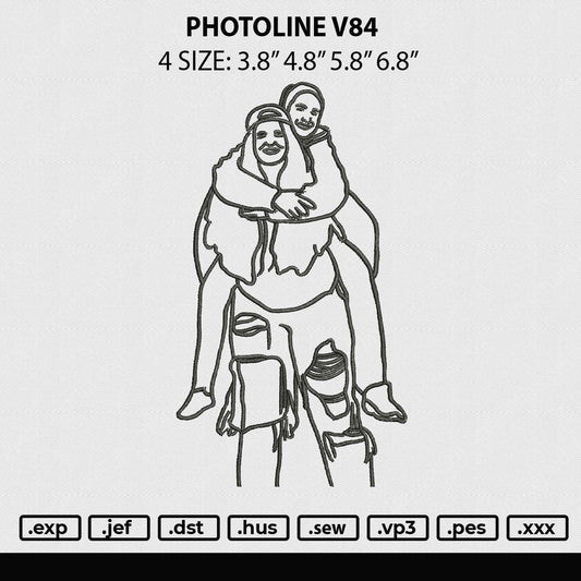 Photoline V84 Embroidery File 4 sizes
