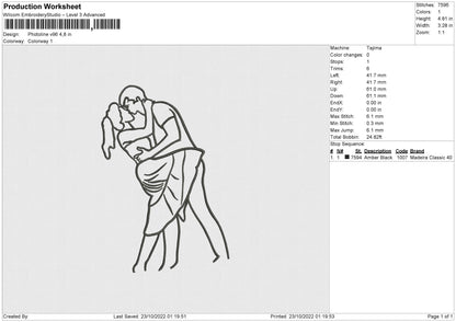 Photoline V96 Embroidery FIle 5 sizes