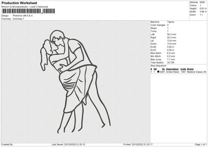 Photoline V96 Embroidery FIle 5 sizes