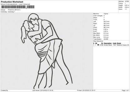 Photoline V96 Embroidery FIle 5 sizes