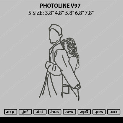 Photoline V97 Embroidery File 6 sizes