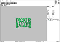Pickletext Puff Embroidery File 6 sizes
