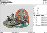 Pirates2208 Embroidery File 6 sizes