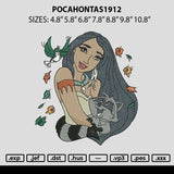 Pocahontas1912 Embroidery File 6 sizes