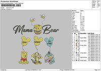 Pooh Eros Embroidery File 6 sizes