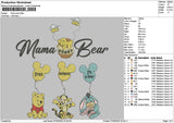 Pooh Eros Embroidery File 6 sizes