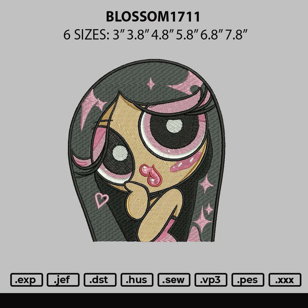 Blossom1711 Embroidery File 6 sizes