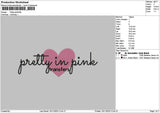Prettytext 1511 Embroidery File 6 sizes