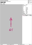 Separate Symbols Embroidery File 2 sizes