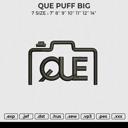 QUE PUFF BIG File 6 sizes
