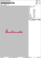 Separate Texts Embroidery File 2 sizes