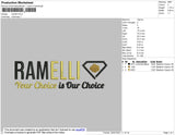 Remalli Embroidery File 4 size