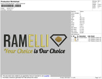 Remalli Embroidery File 4 size