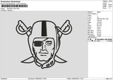 Raiders App 1202 Embroidery File 6 sizes