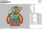 Rainbow1812 Embroidery File 6 sizes