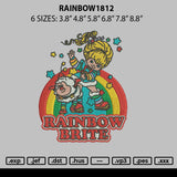 Rainbow1812 Embroidery File 6 sizes