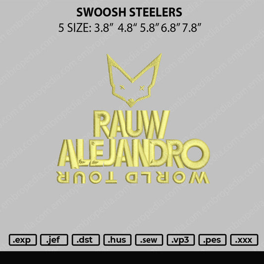 Rauwalejandro Embroidery File 5 sizes