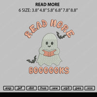 Read More Embroidery File 6 sizes