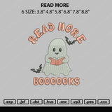 Read More Embroidery File 6 sizes