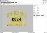 Redbank Text V2 Embroidery File 6 sizes