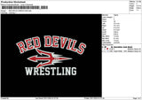 Devilstext 03 Embroidery File 6 sizes