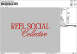 Reeltext Embroidery File 6 sizes