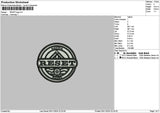 Resetcircle Embroidery File 6 sizes