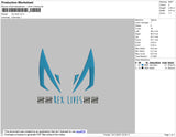 Rex Lives Embroidery File 4 size