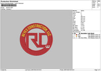 Reyescircle Embroidery File 6 sizes